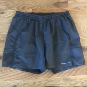 GO LITE | Men’s grey nylon jogging shorts